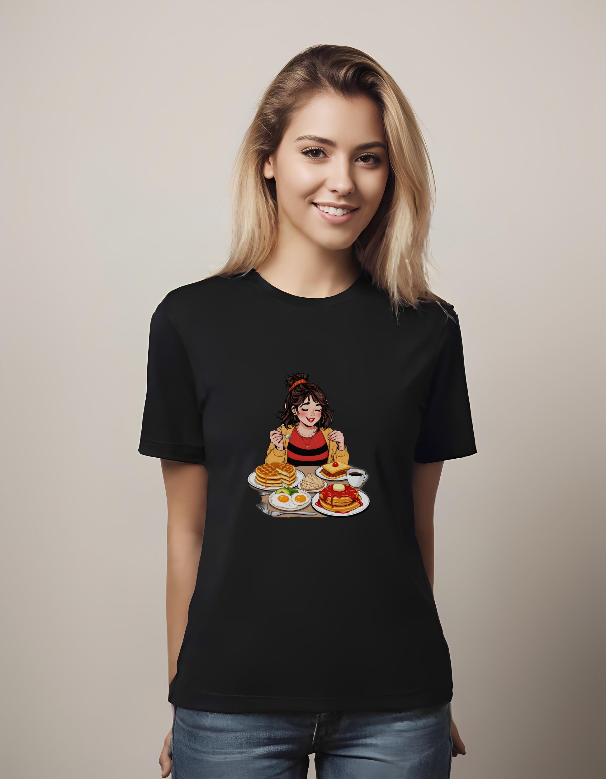 t-shirt - everyday apparel - foodies - students