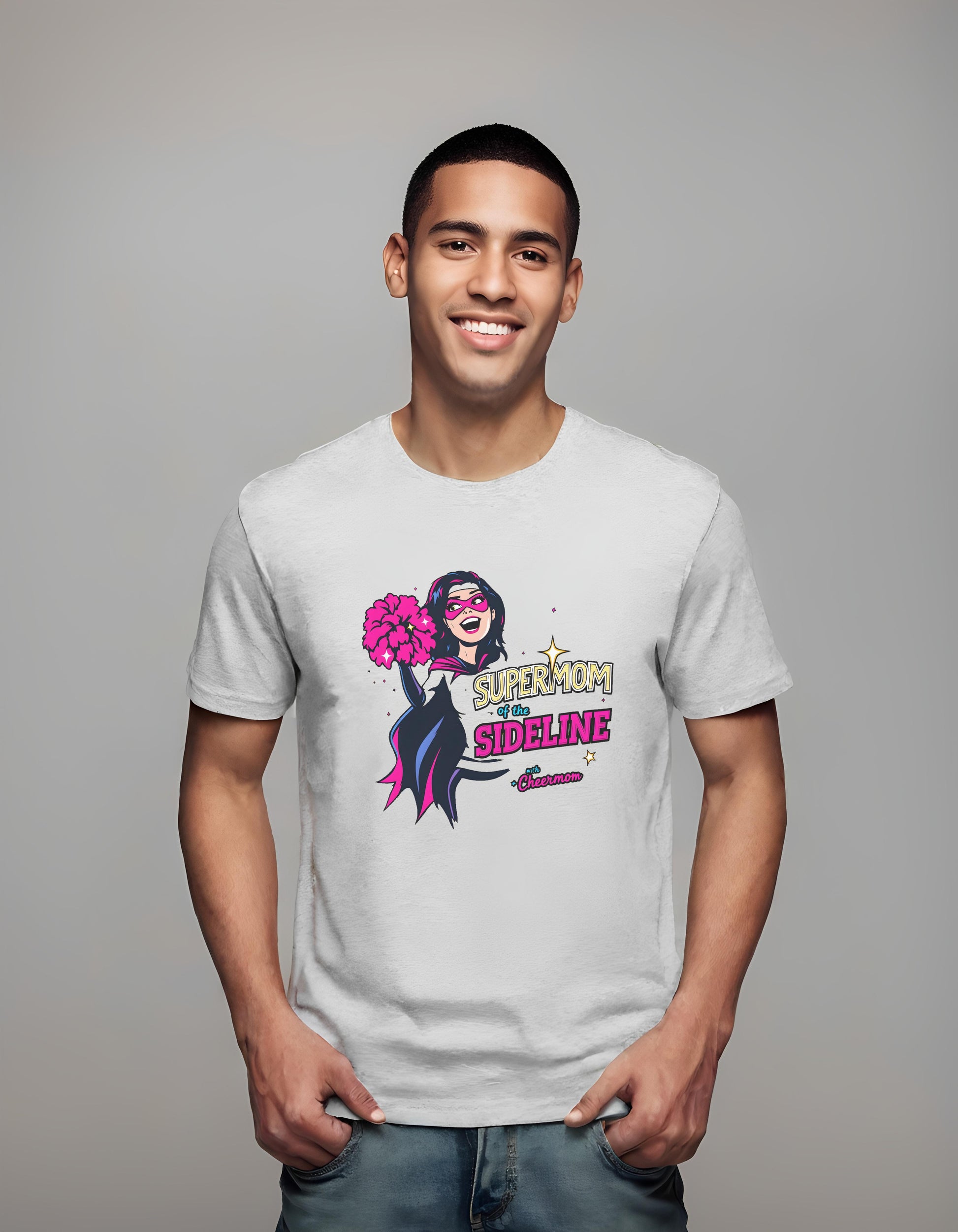 mothers - t-shirt - sideline support graphics - dynamic cheer mom