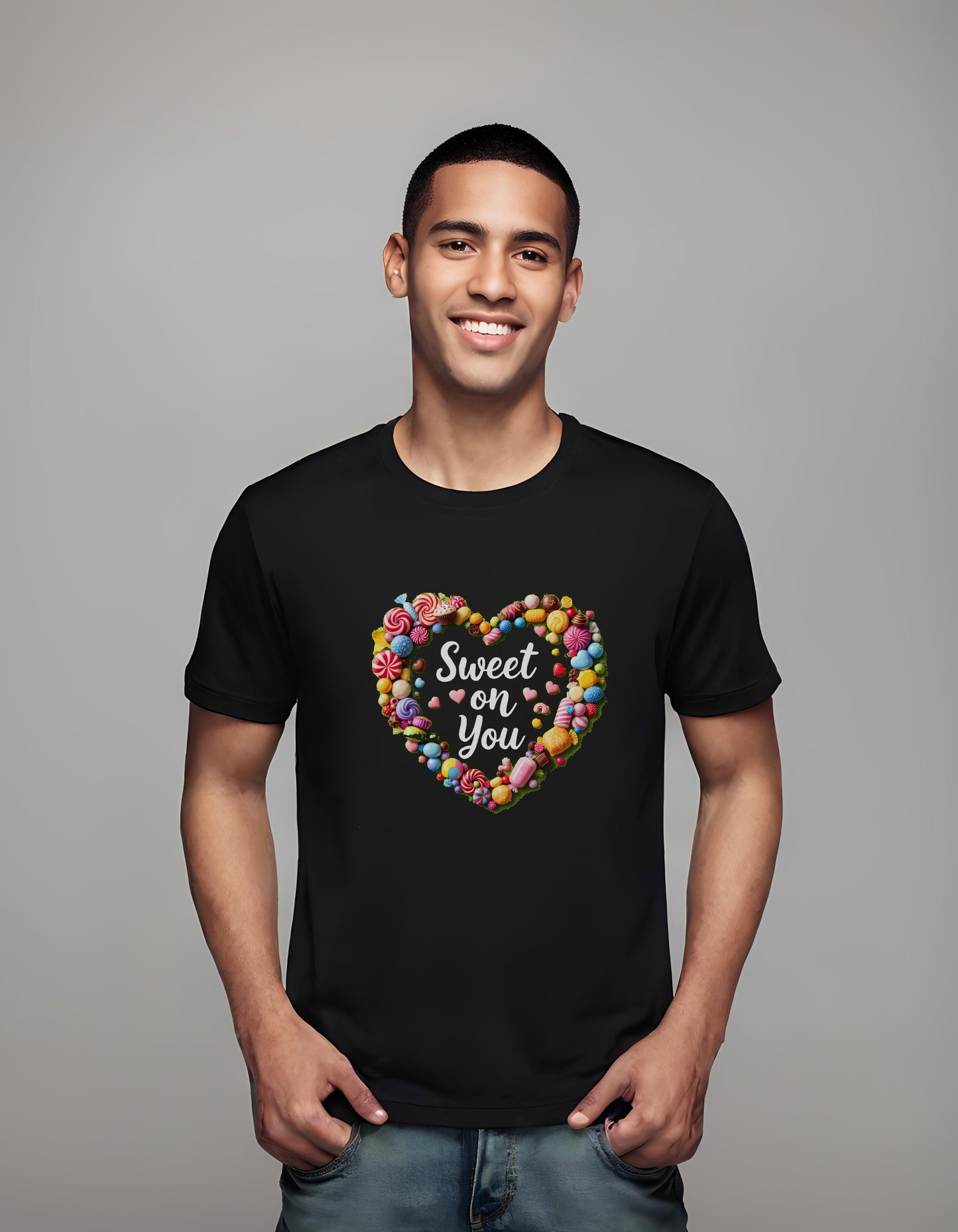 sweetness - siblings - t-shirt - heart shape design