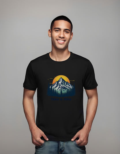 hiking - t-shirt - hikers - simplistic