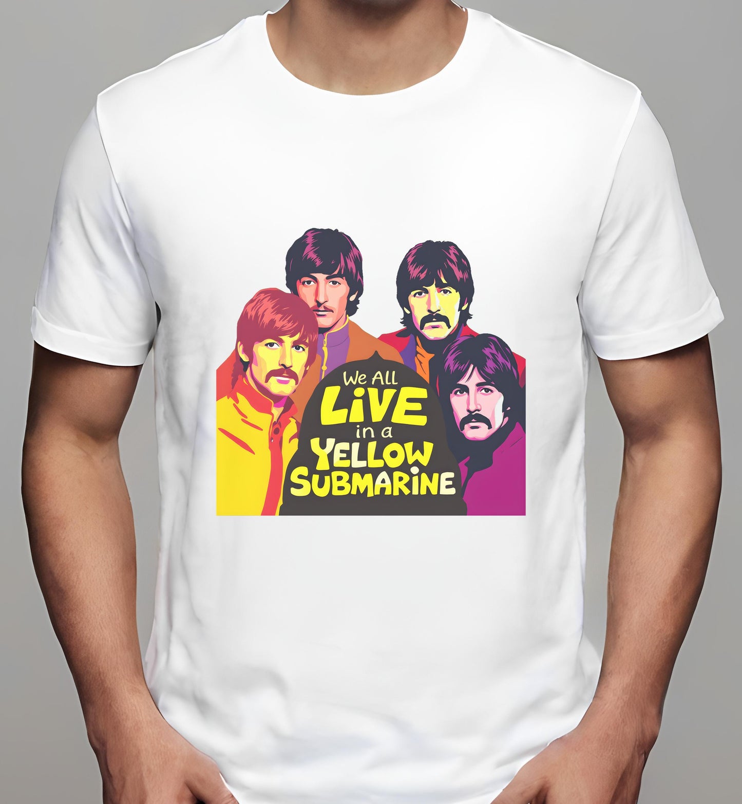 white - pop art design - t-shirt - nostalgia