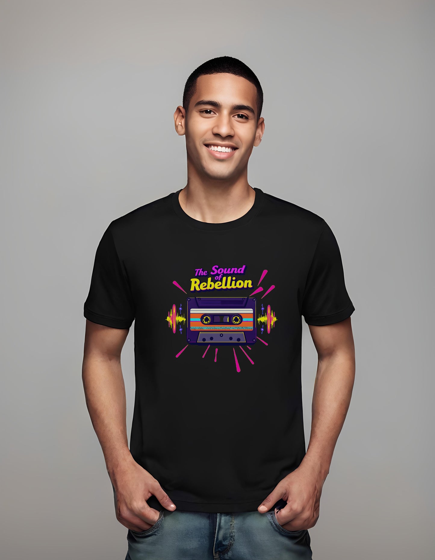 listeners - rebellious typography - t-shirt - retro aesthetics