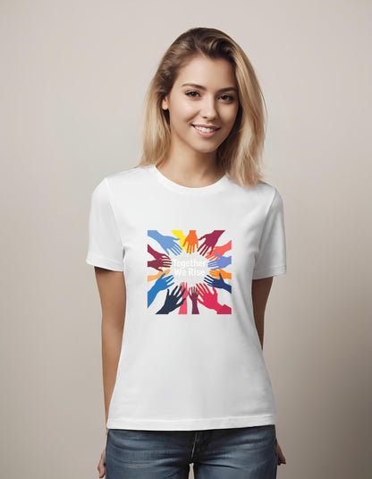 t-shirt - activists - modern graphic design - togetherness