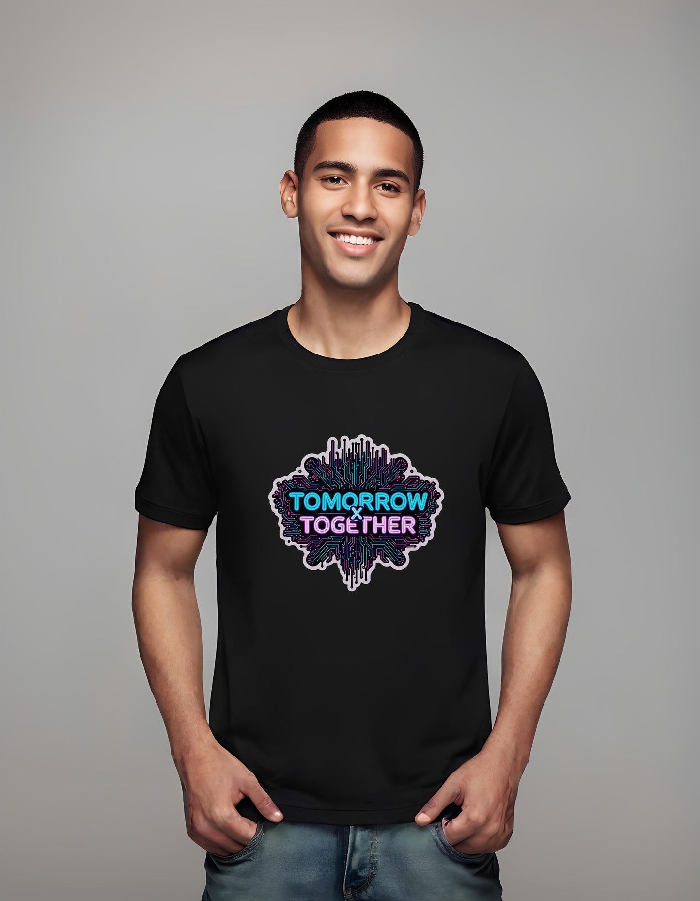 Tomorrow X Together Futurism Logo | Classic T-Shirt (Unisex) T-Shirt - coding student, fanboy, for_men