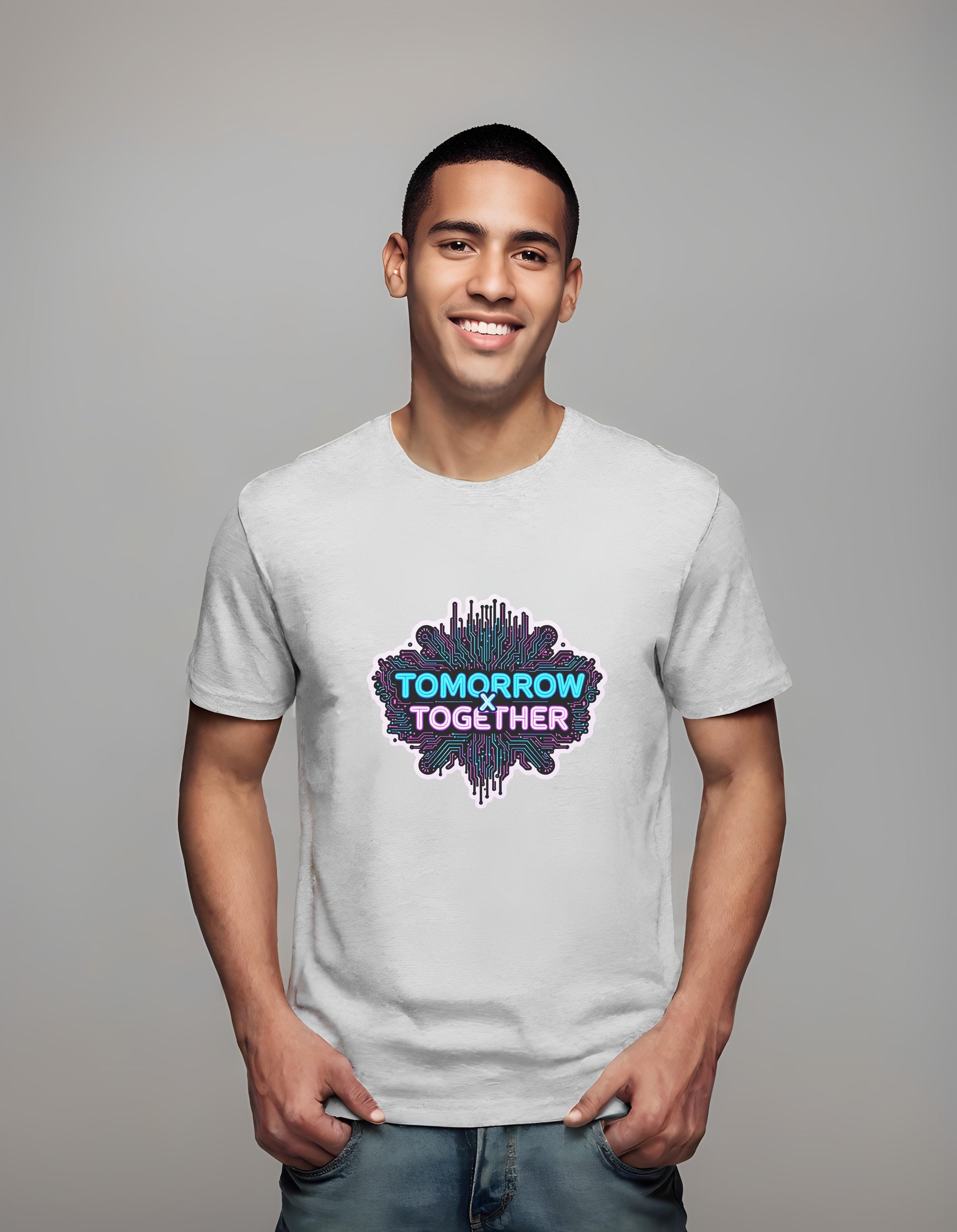 Tomorrow X Together Futurism Logo | Classic T-Shirt (Unisex) T-Shirt - coding student, fanboy, for_men