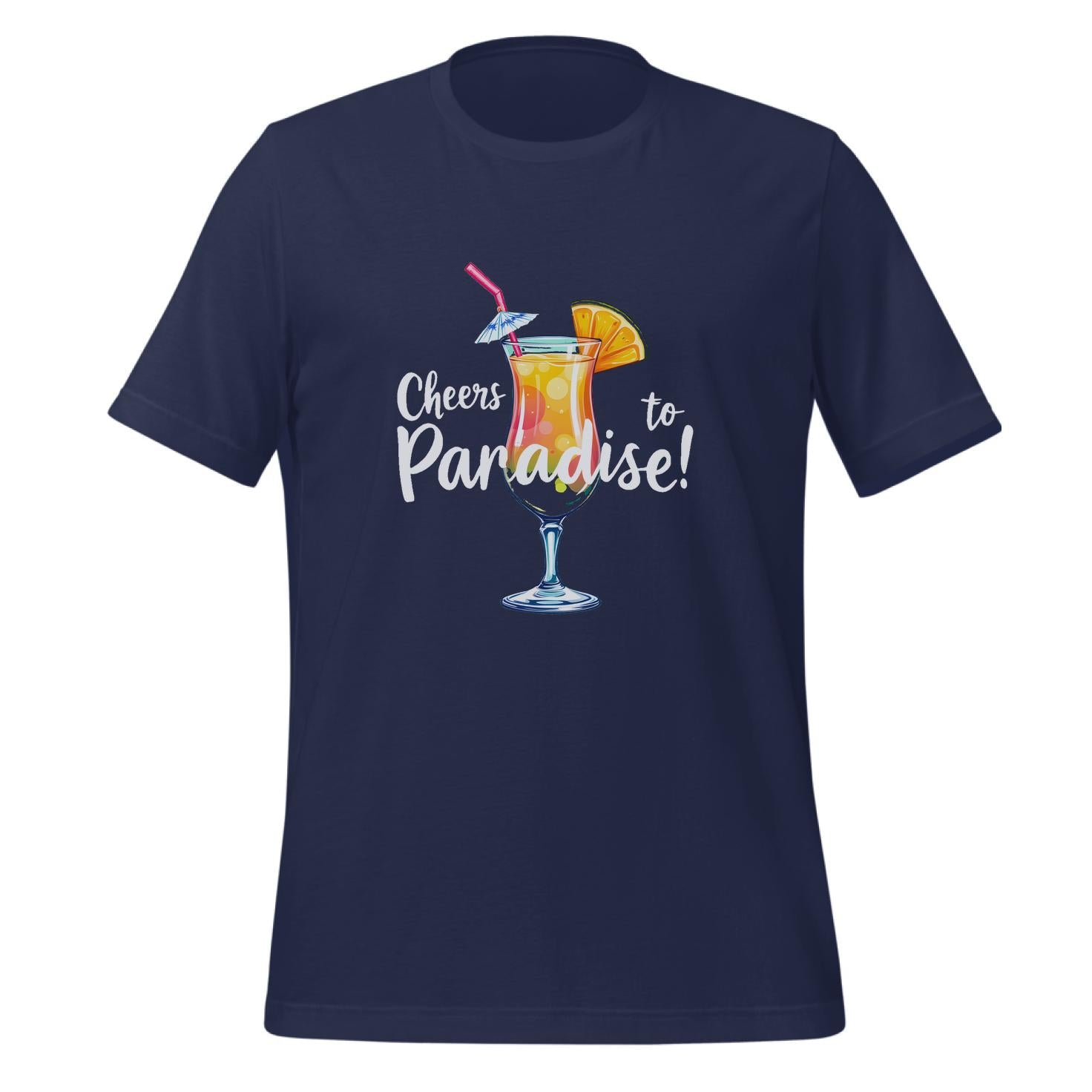 cocktail - inviting - t-shirt - beach vacation illustration