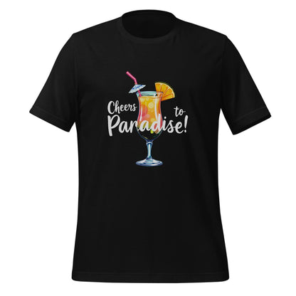 exuberant party art - tropical - t-shirt - cheers to paradise