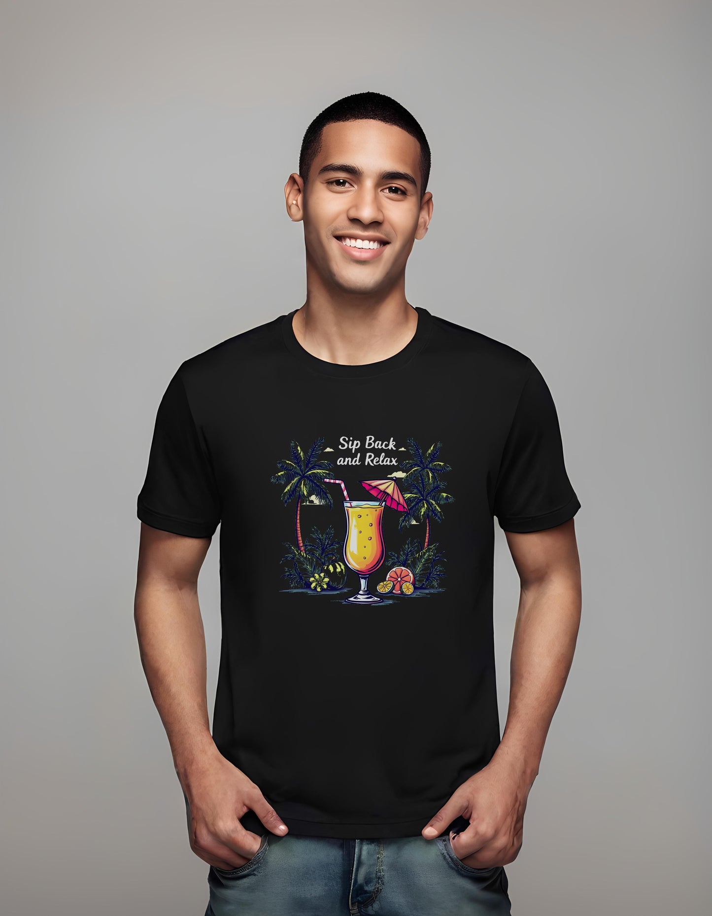 beach - t-shirt - relaxation seekers