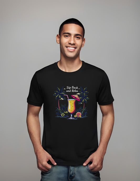 beach - t-shirt - relaxation seekers