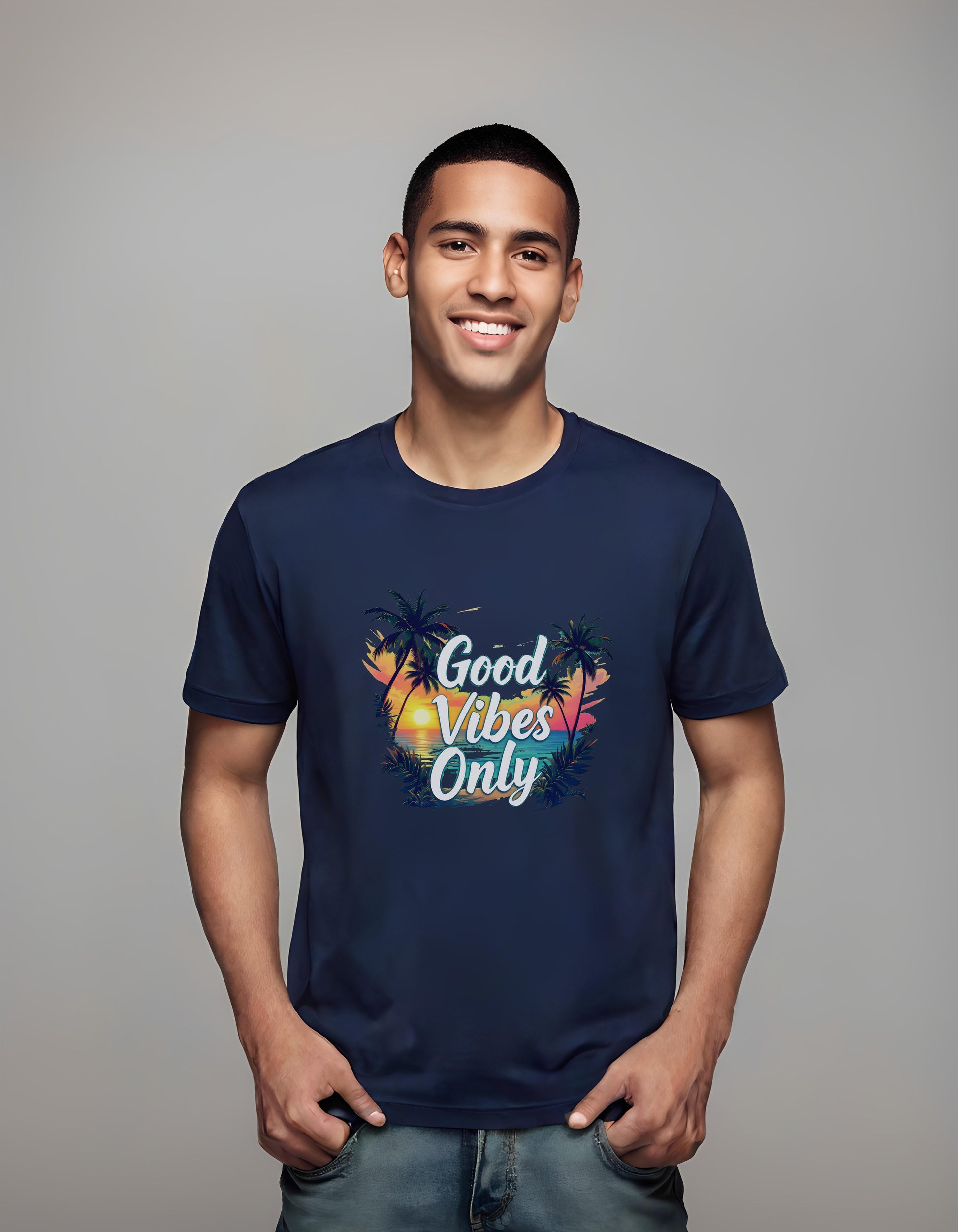 youthful energy design - beach - summer vibes decor - t-shirt