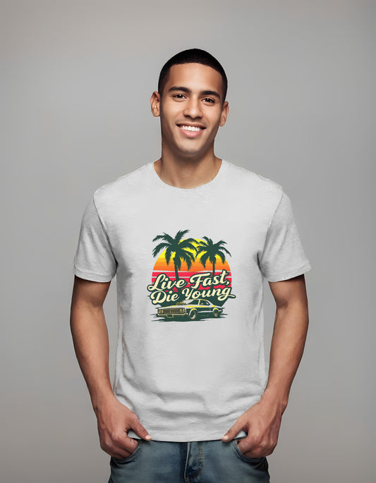 men - youth - t-shirt - tropical vibes