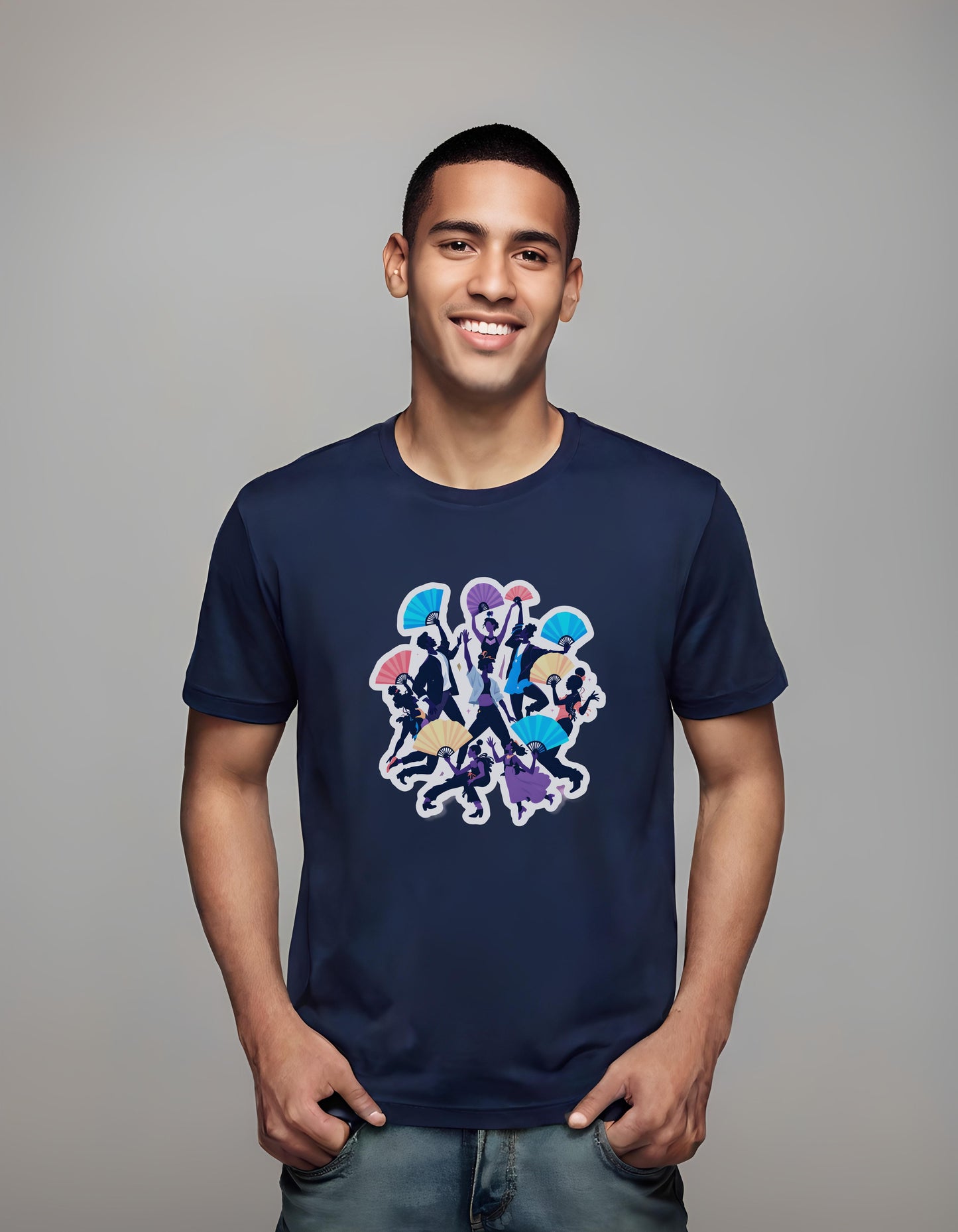 community event - partygoers - t-shirt - performers