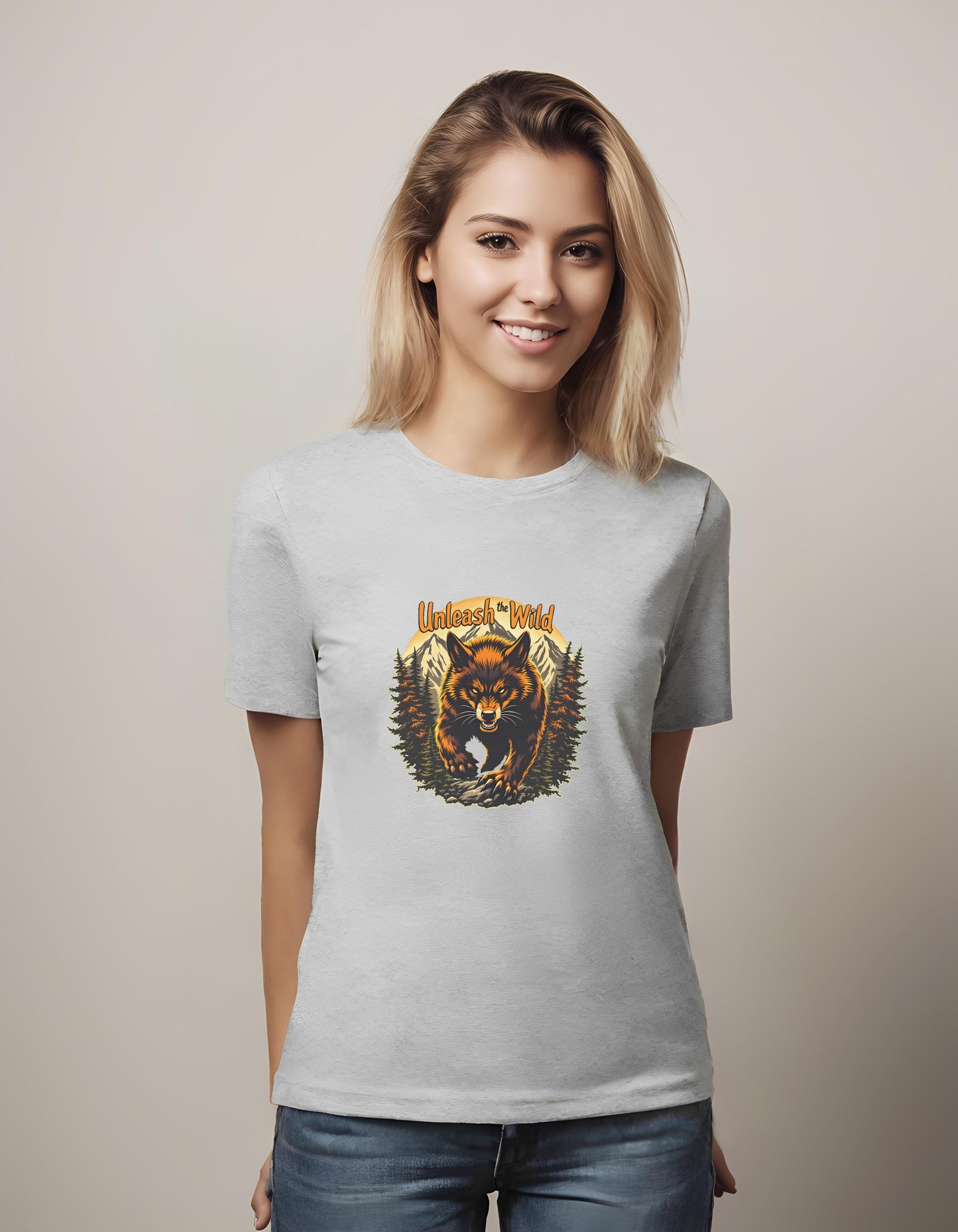 t-shirt - outdoor adventurers - vibrant nature print