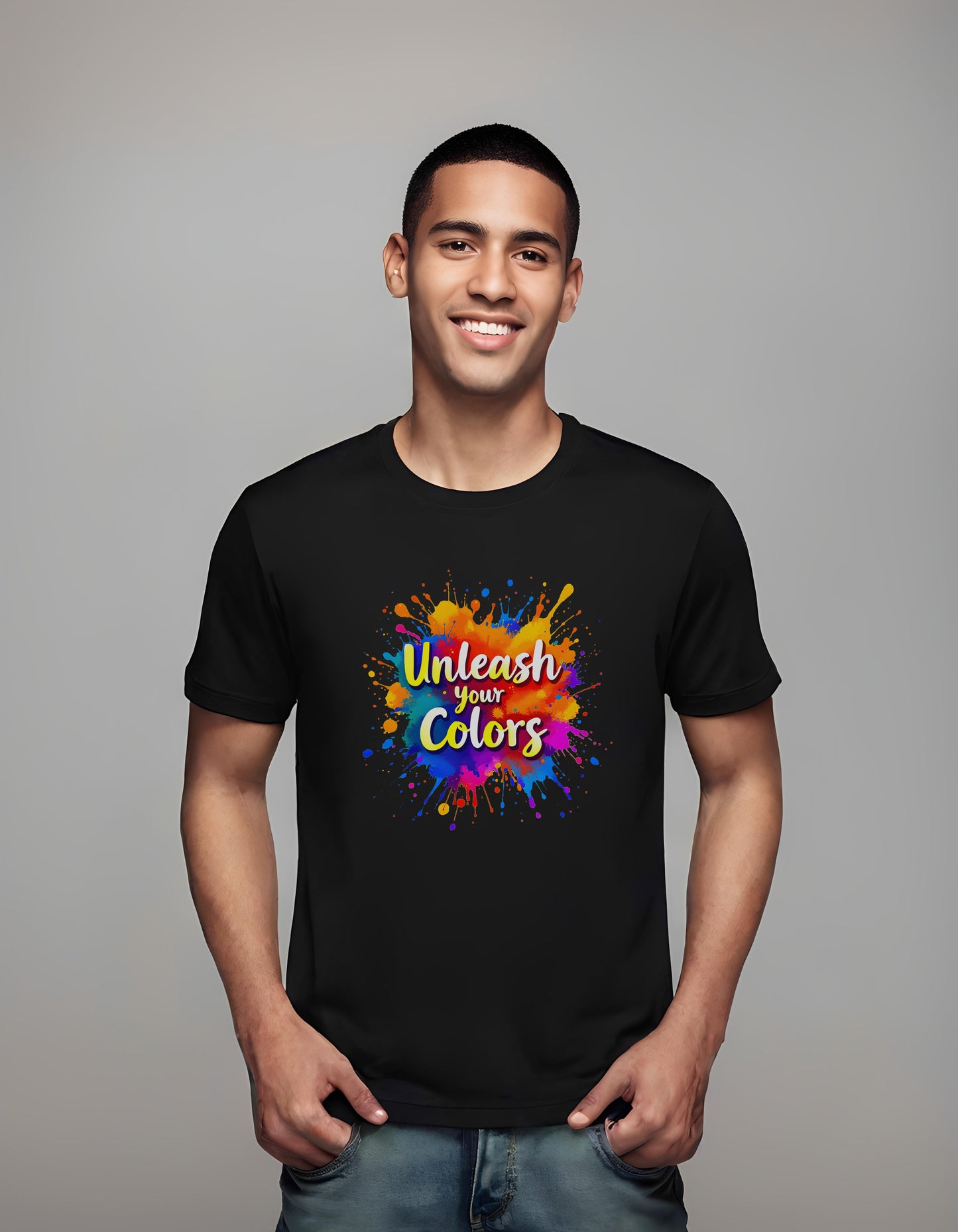 t-shirt - playfulness - vibrant colors