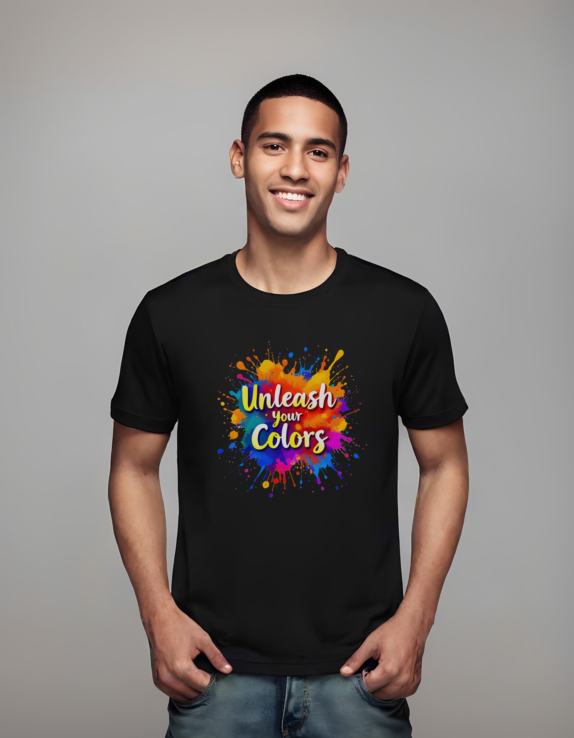 t-shirt - playfulness - vibrant colors