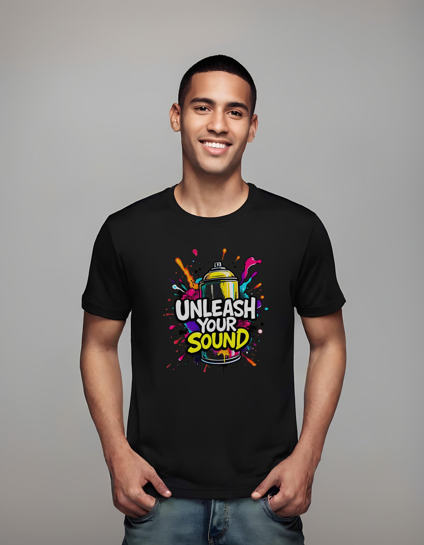 t-shirt - musicians - dynamic graphic design - unisex