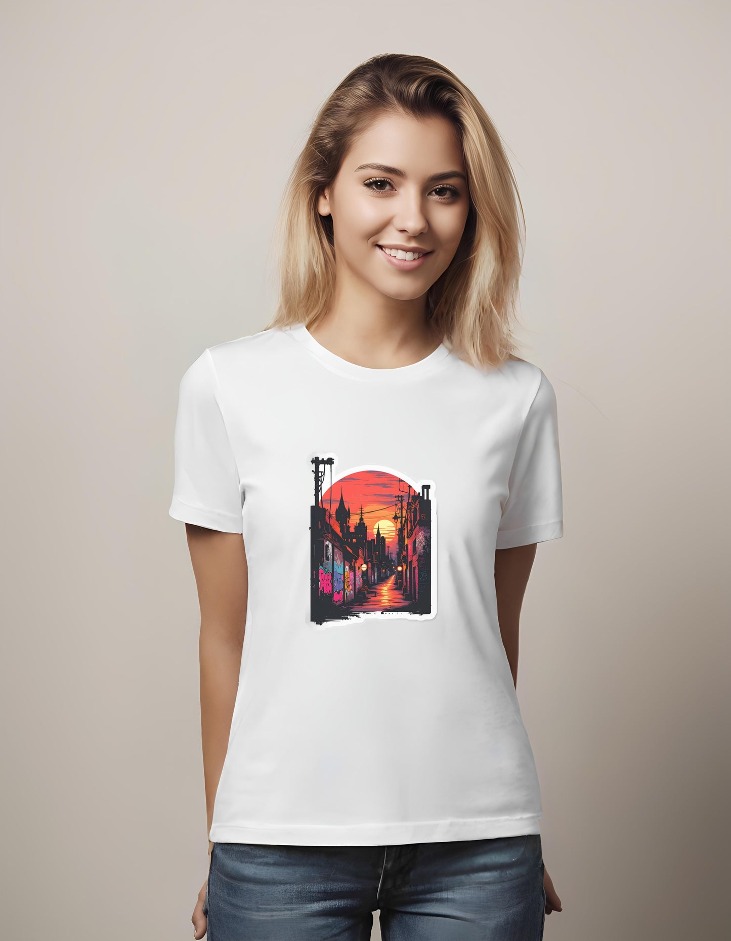 Urban Oasis | Classic T-Shirt (Unisex) T-Shirt - art lovers, city, cityscape