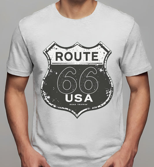 athletic_heather - motorcycle riders - nostalgic travel decor - t-shirt