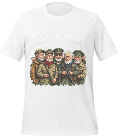 white - veterans - veteran artwork - t-shirt