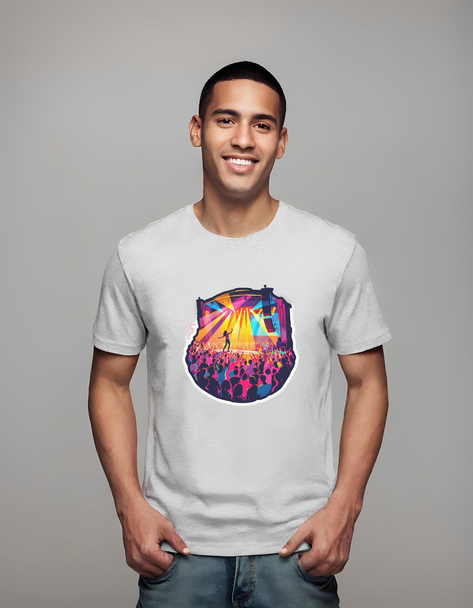 music event apparel - music - t-shirt