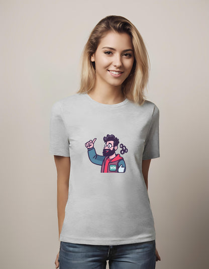 t-shirt - layering - cartoon - programmers