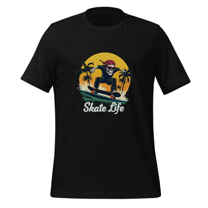 culture enthusiasts - t-shirt - vibrant illustration - retro skateboard