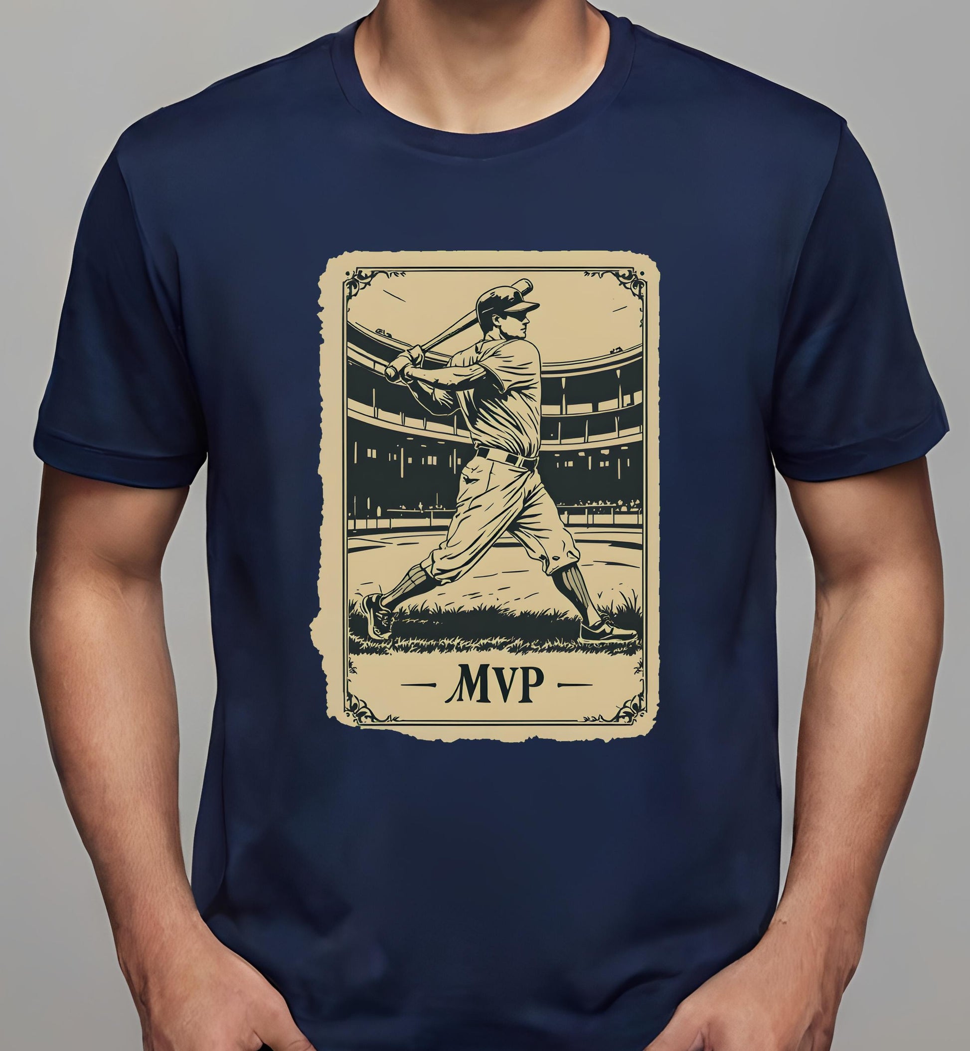 t-shirt - navy - unique sports prints - collectibles