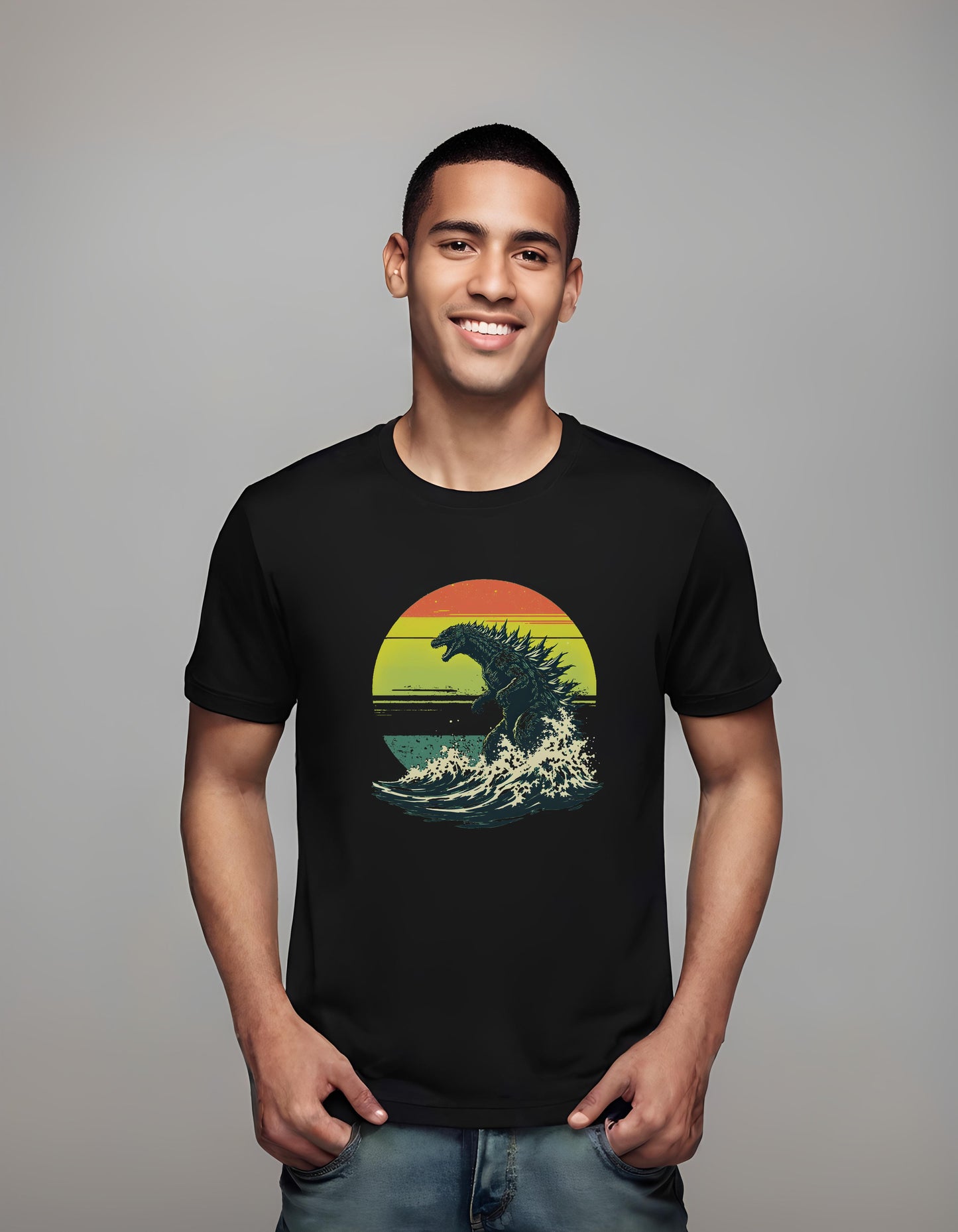 bold godzilla prints - unique godzilla gift - t-shirt