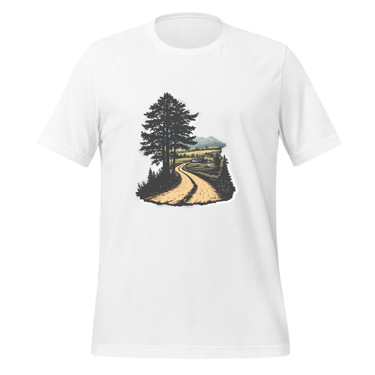 Vintage Journey | Classic T-Shirt (Unisex) T-Shirt - adventurers, artists, dirt road illustration