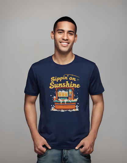 t-shirt - sippin' on sunshine - for_women - fun