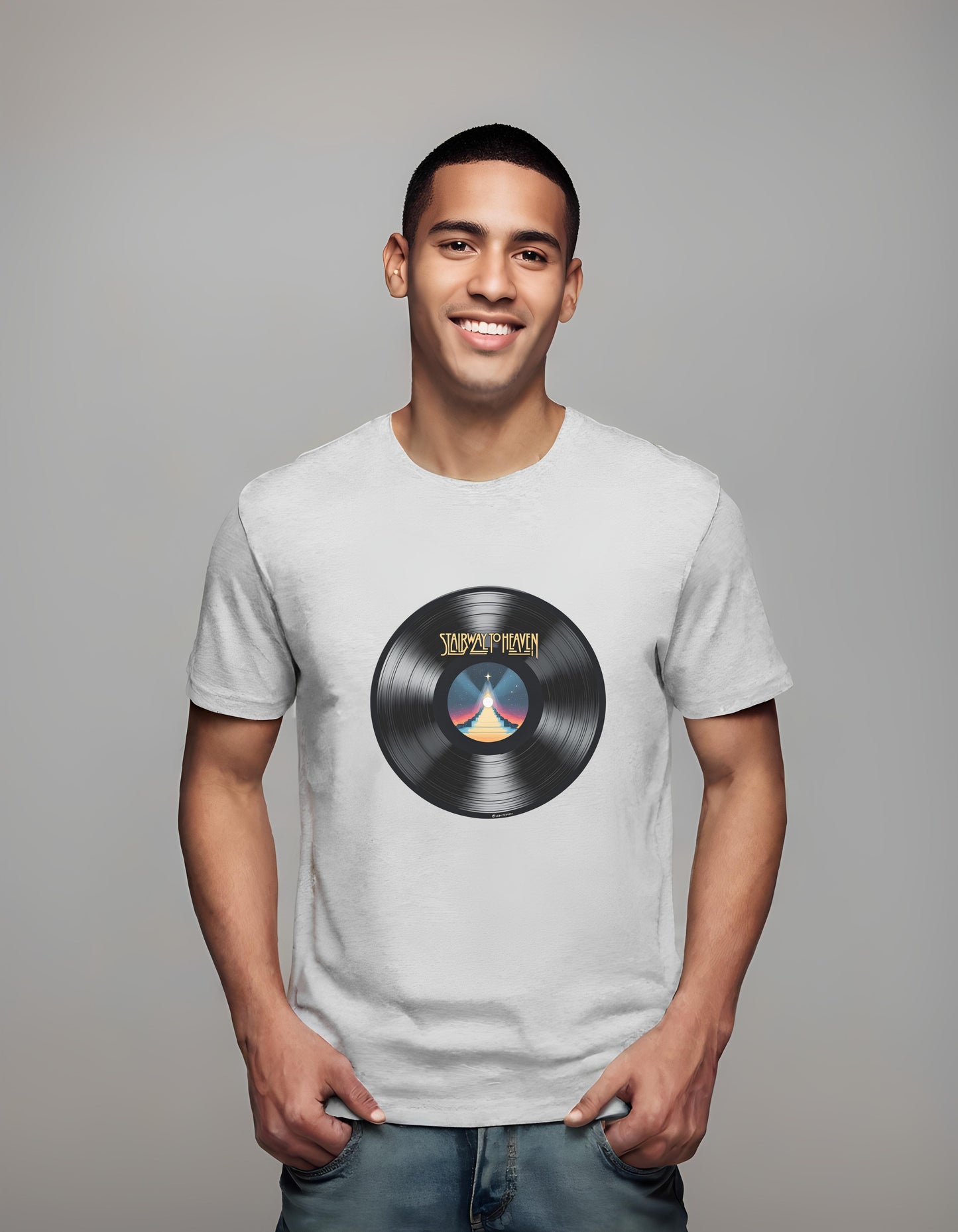 vinyl record shirt - t-shirt - gift shoppers