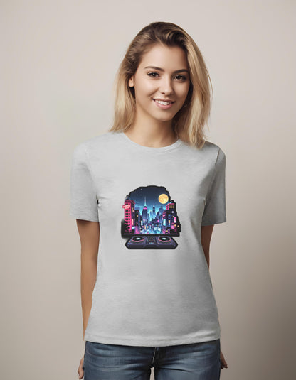 modern design t-shirt - nightlife - stylish individuals