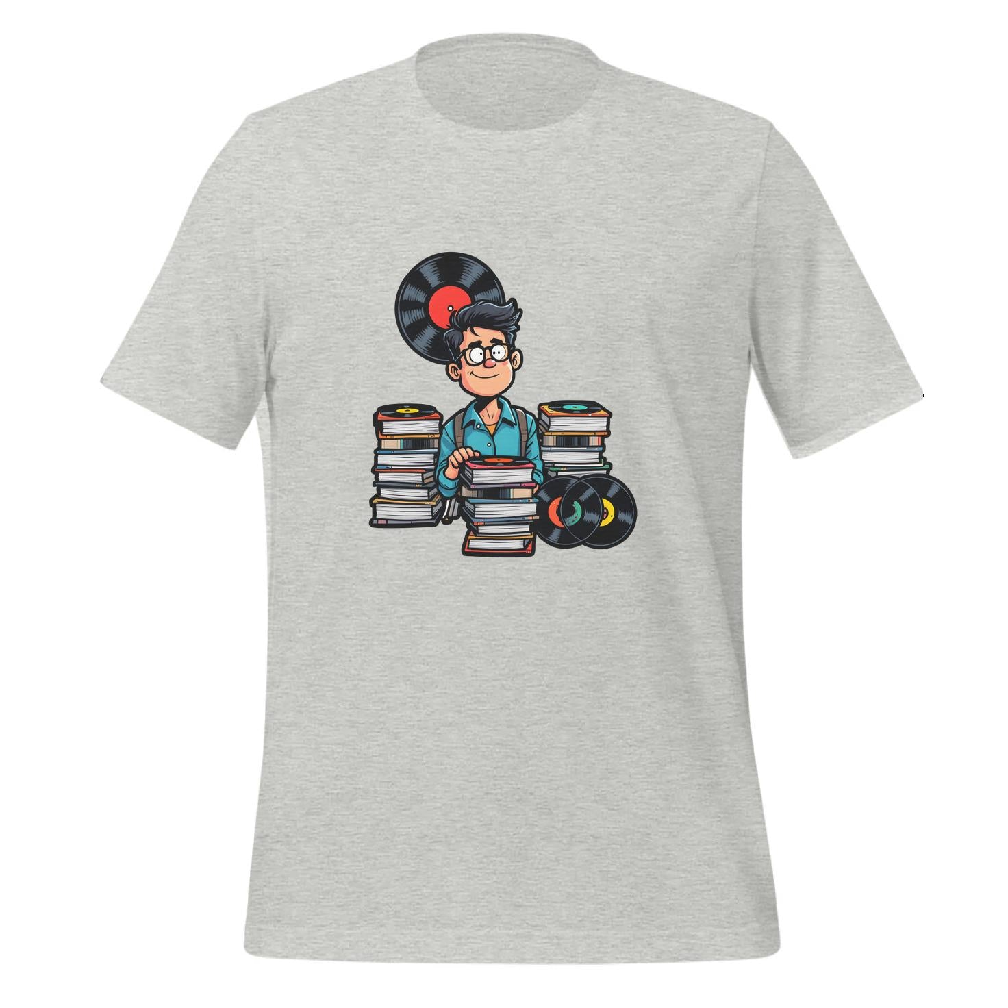 music - t-shirt - everyday wear - nostalgic vinyl shirt