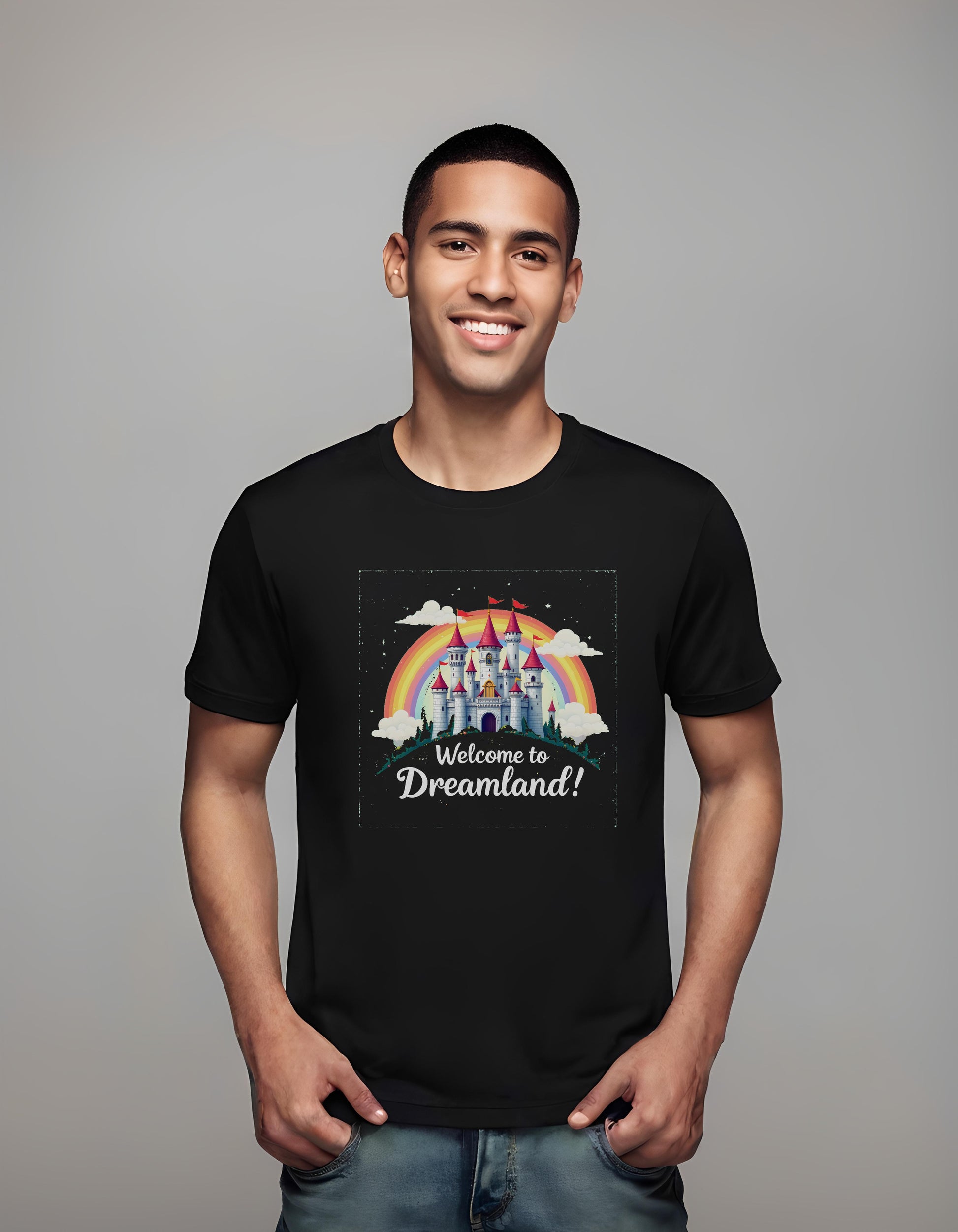 fantasy - amusement parks - storybook art - t-shirt