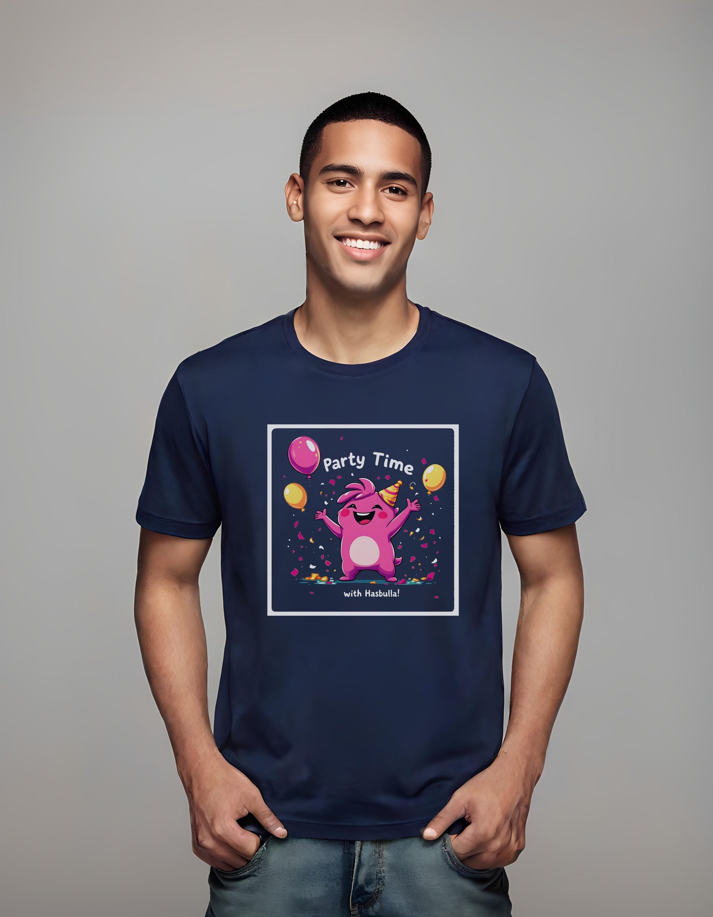 party time design - bold playful text - t-shirt - relatives