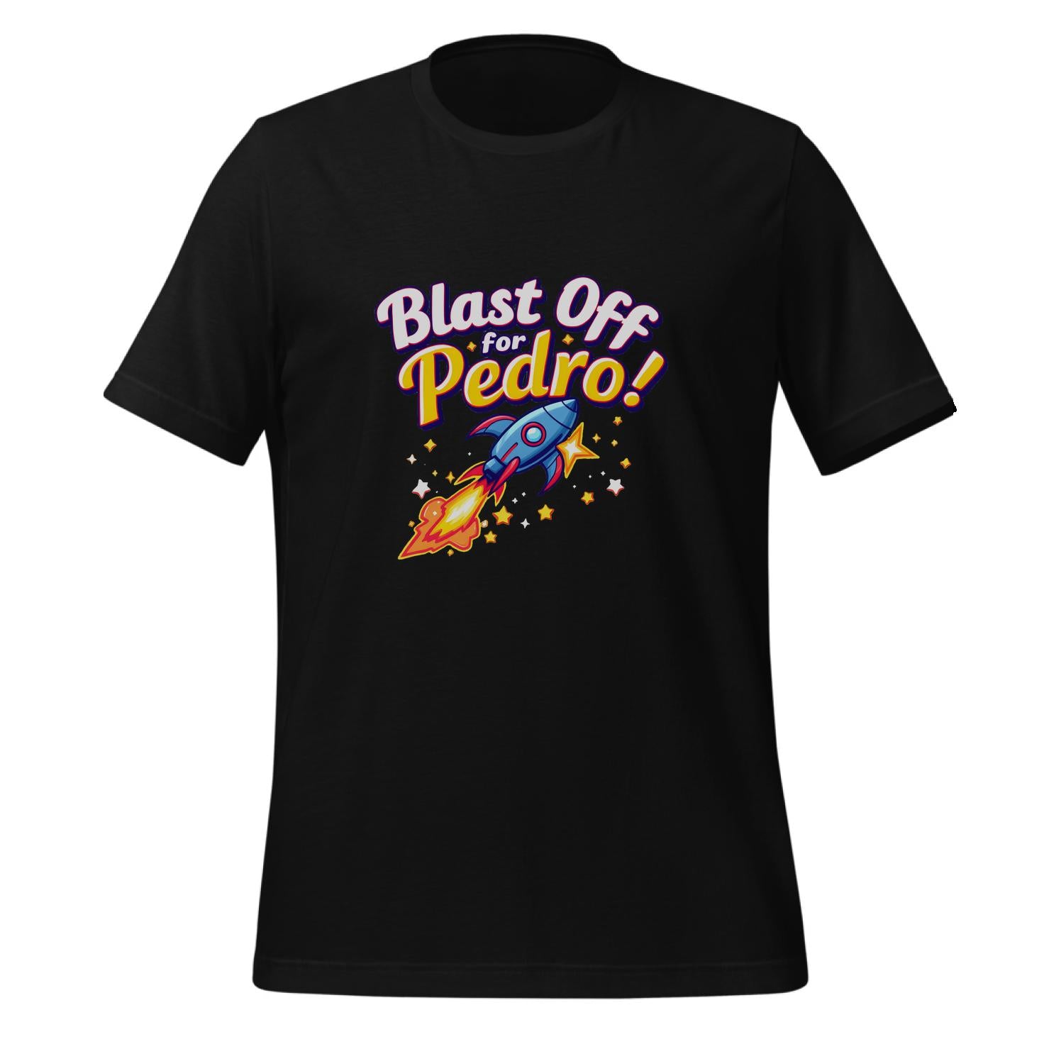 space adventure art - comfortable - t-shirt - rocket