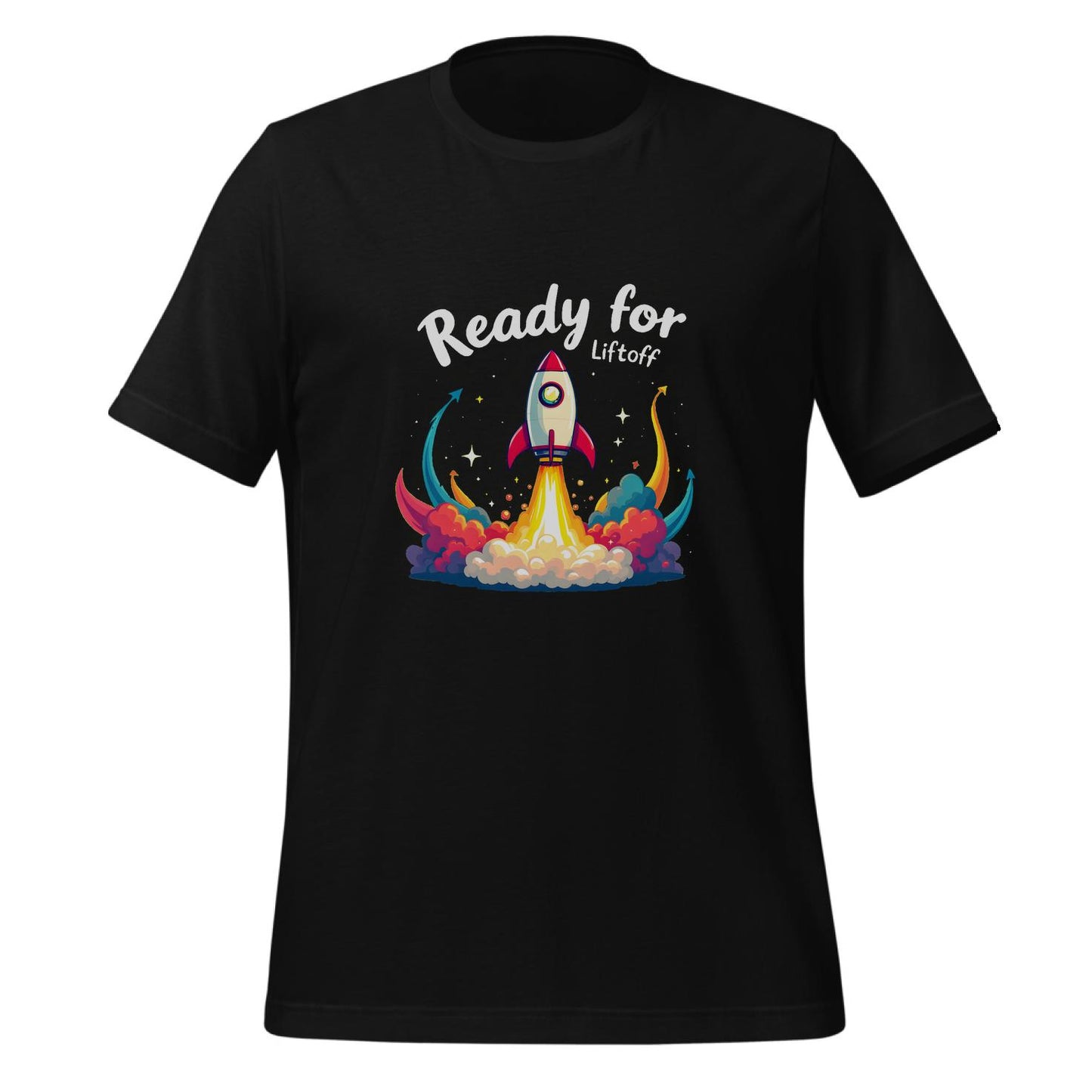 bright and whimsical - t-shirt - rocket