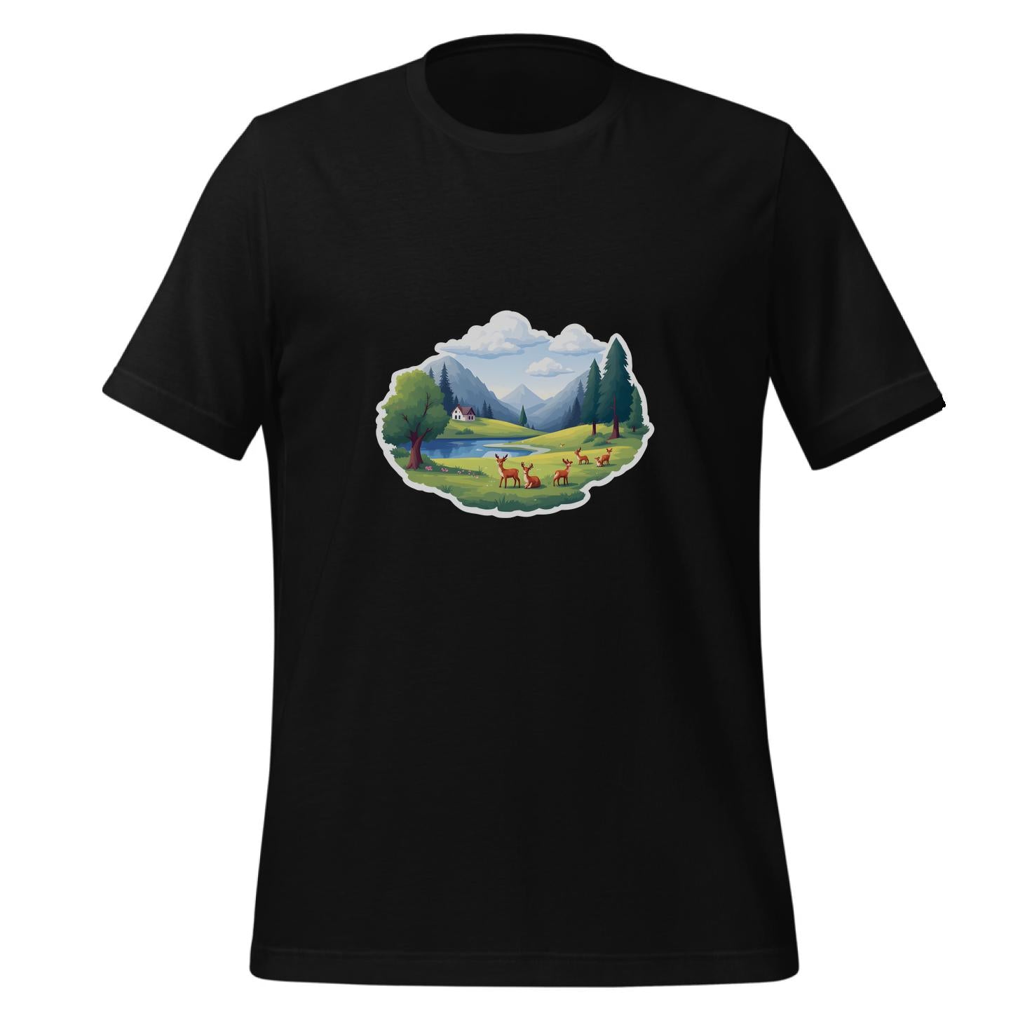 family - mountain scene t-shirt - hikers