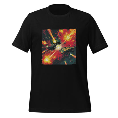 women - explosions - t-shirt - space fans